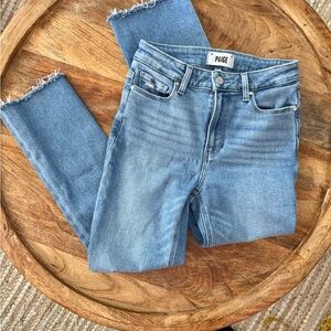 PAIGE Cindy Crop Jeans Size 25 in Light Blue